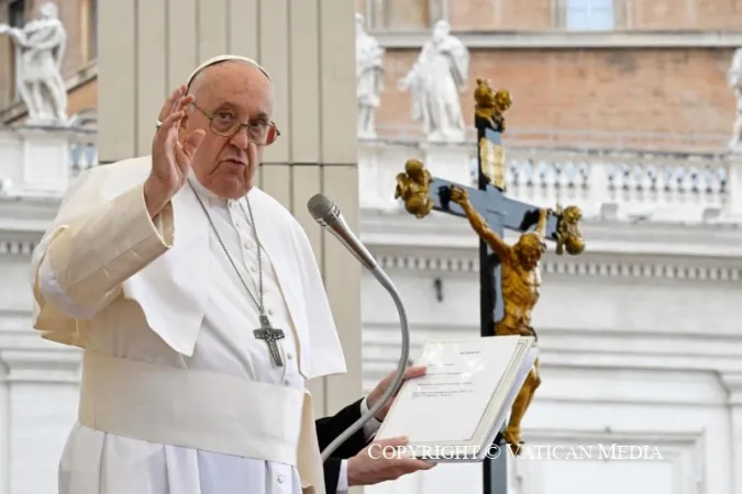 Papa Francesco durante un'udienza generale |  | Vatican Media / ACI Group