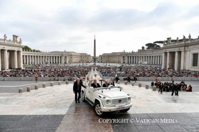 Papa Francesco durante un'udienza generale |  | Vatican Media / ACI Group