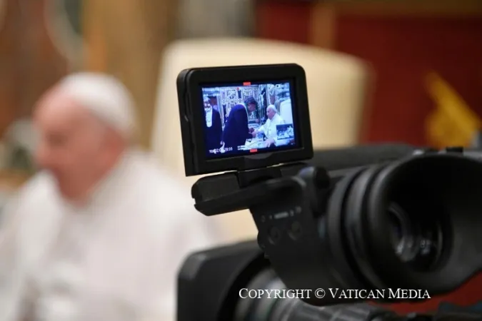 Papa Francesco durante un'udienza |  | Vatican Media / ACI Group