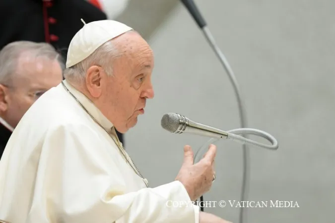 Papa Francesco durante un'udienza generale |  | Vatican Media / ACI Group