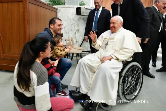 Papa Francesco durante un'udienza generale |  | Vatican Media / ACI Group