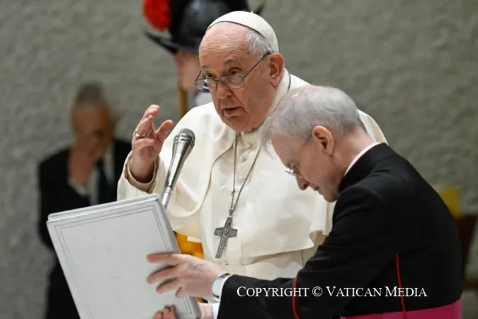 Papa Francesco durante un'udienza generale |  | Vatican Media / ACI Group