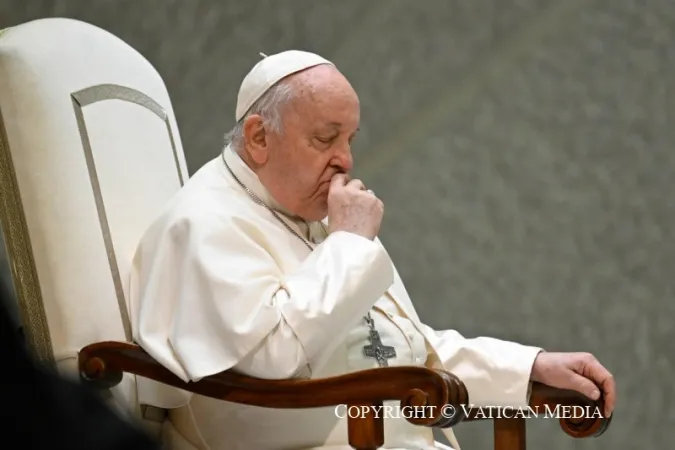 Papa Francesco durante un'udienza generale |  | Vatican Media / ACI Group