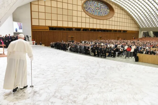 Papa Francesco durante un'udienza generale |  | Vatican Media / ACI Group