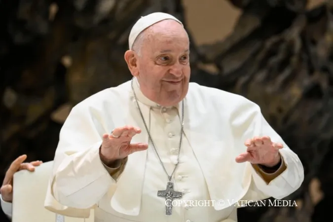 Papa Francesco durante un'udienza generale |  | Vatican Media / ACI group