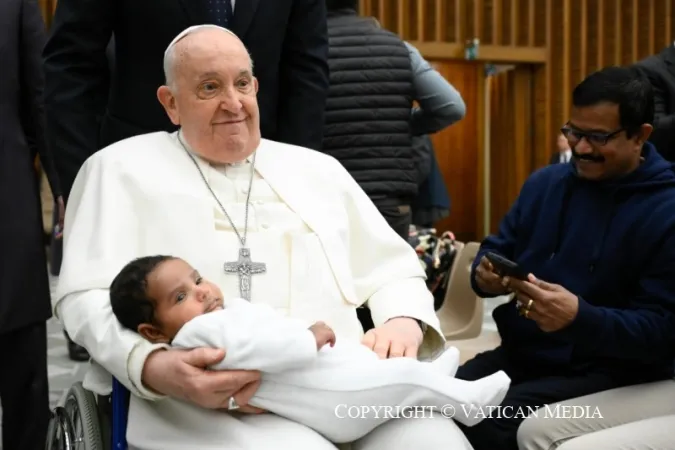 Papa Francesco durante un'udienza generale |  | Vatican Media / ACI Group