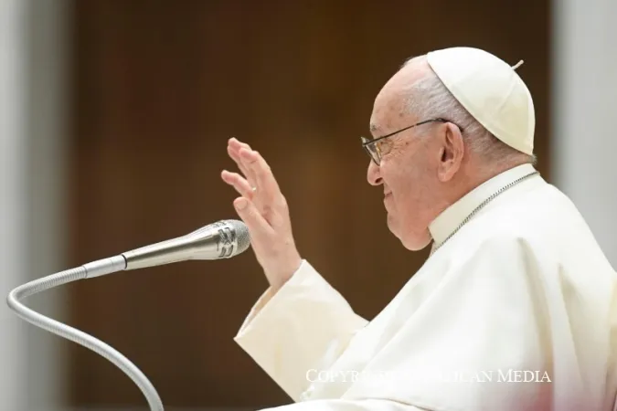 Papa Francesco durante un'udienza generale |  | Vatican Media / ACI Group