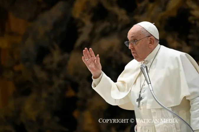 Papa Francesco durante un'udienza generale |  | Vatican Media / ACI Group