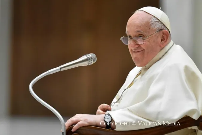 Papa Francesco durante un'udienza generale |  | Vatican Media / ACI Group