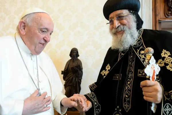 Papa Francesco e il Patriarca copto Tawadros II / Vatican Media