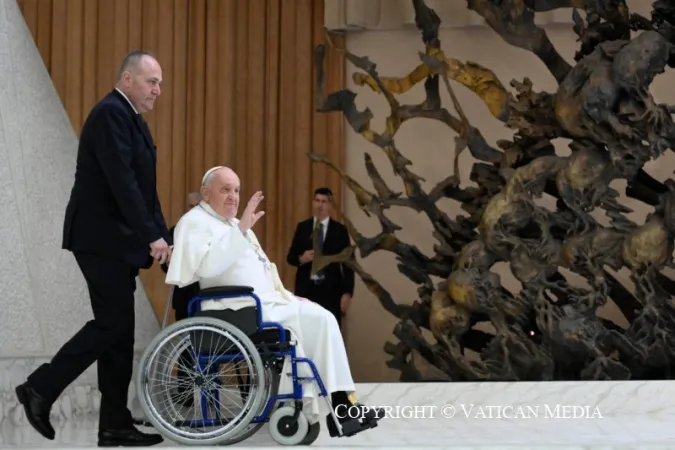 Papa Francesco durante un'udienza generale |  | Vatican Media / ACI Group