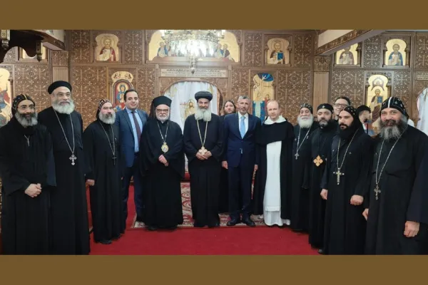 Incontro copto cattolico nella chiesa copto cattolica di San Giorgio a Roma, 12 maggio 2024 / DPUC