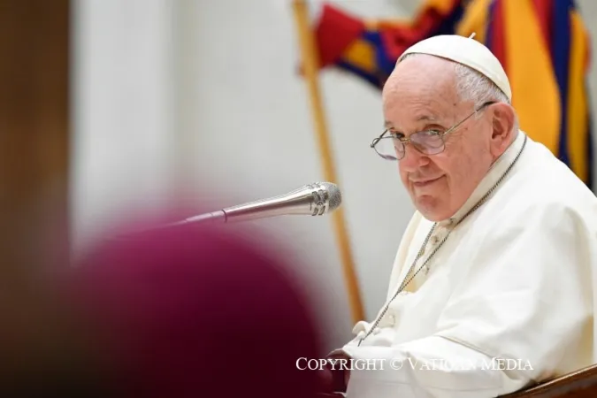 Papa Francesco durante un'udienza generale |  | Vatican Media / ACI Group