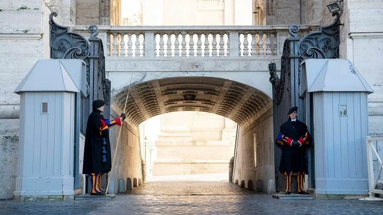 Arco delle Campane | Arco delle Campane, ingresso verso lo Stato di Città del Vaticano | Vatican Media