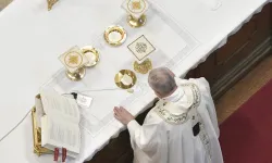 Papa Francesco durante la Celebrazione eucaristica / Credit Vatican Media