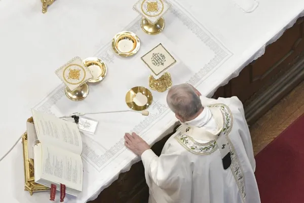 Papa Francesco durante la Celebrazione eucaristica / Credit Vatican Media