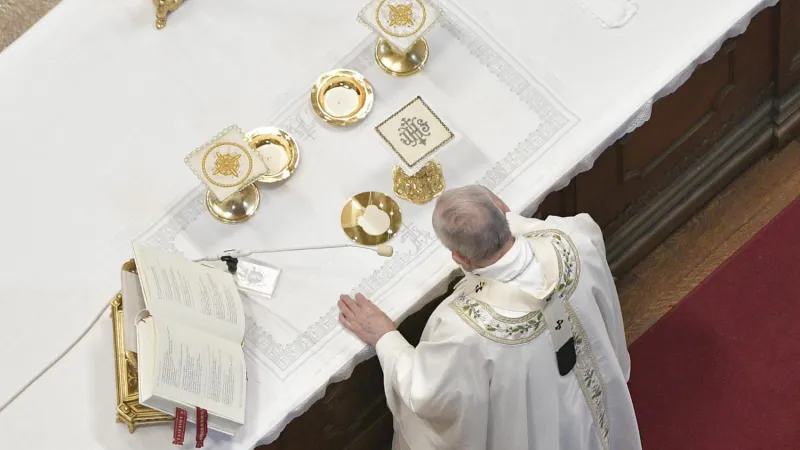 Papa Francesco durante la Celebrazione eucaristica | Papa Francesco durante la Celebrazione eucaristica | Credit Vatican Media