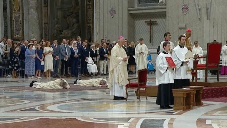 La celebrazione in San Pietro