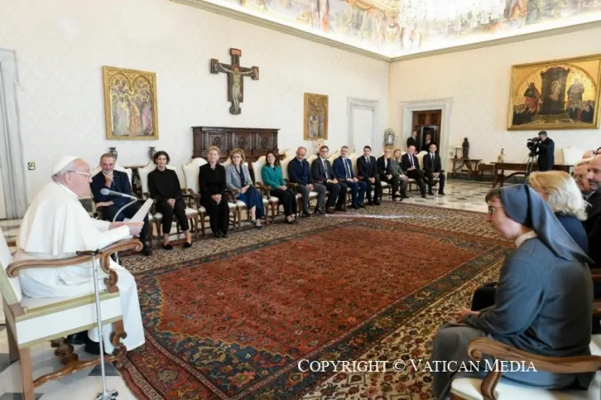 Papa Francesco durante l'udienza |  | Vatican Media / ACI Group