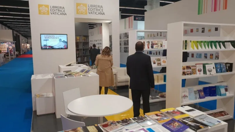 Un'immagine di una passata edizione della Fiera del Libro di Francoforte | Un'immagine di una passata edizione della Fiera del Libro di Francoforte | Credit Dicastero per la Comunicazione della Santa Sede