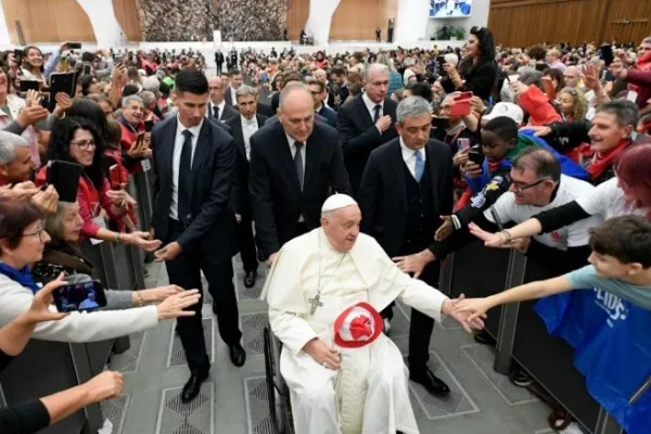 L'incontro stamane in Aula Paolo VI in Vaticano / Credit Vatican Media