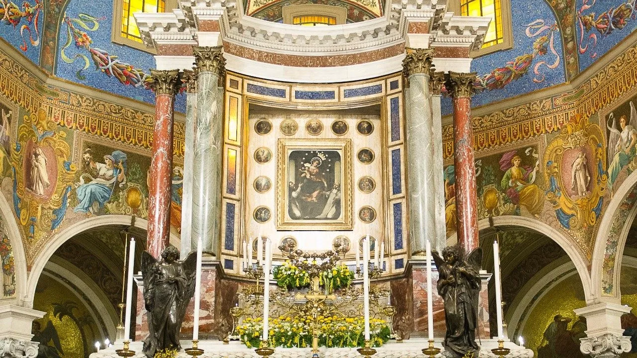 Il quadro della Vergine di Pompei