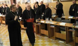 Il Cardinale Parolin in un passato interdicasteriale con la Chiesa Greco Cattolica Ucraina / UGCC