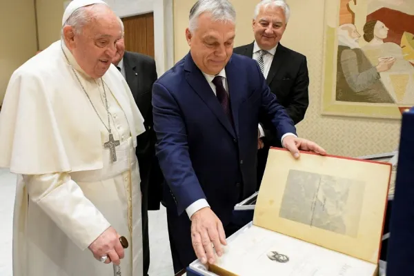 L'incontro di stamane tra Papa Francesco e Viktor Orbán / Credit Vatican Media