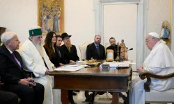 La delegazione da Papa Francesco / Credit Vatican Media