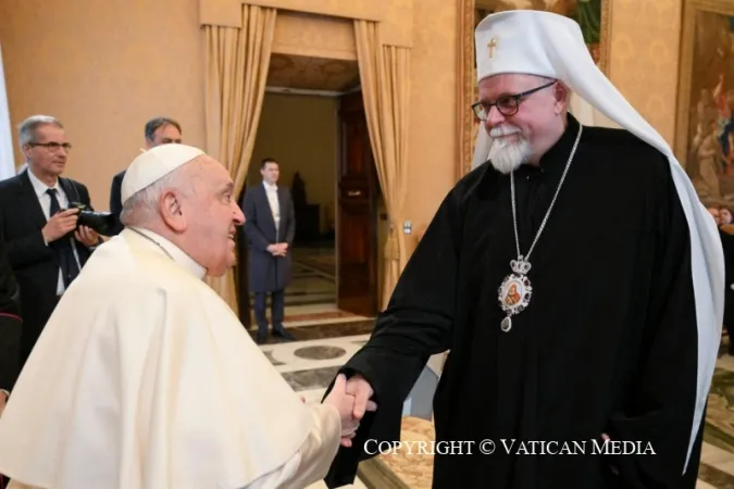 Papa Francesco,  Delegazione Ecumenica dalla Finlandia |  | Vatican Media / ACI Group