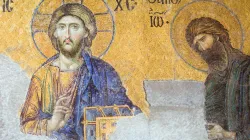 Particolare del mosaico del Cristo Pantocrator a Santa Sofia ad Istanbul / diocesitorino.it