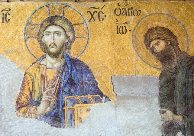 Cristo Pantocrator | Particolare del mosaico del Cristo Pantocrator a Santa Sofia ad Istanbul | diocesitorino.it