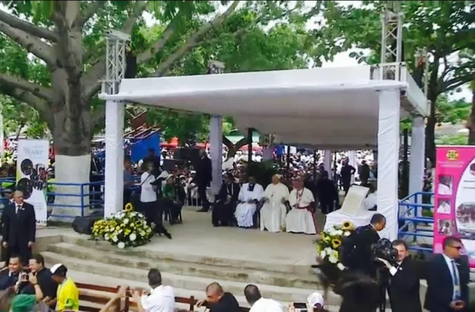 Papa Francesco a Cartagena |  | CTV