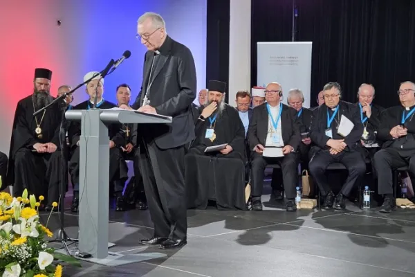 Il Cardinale Parolin parla al Forum Ecumenico Europeo, Capodistria, 17 giugno 2023 / Conferenza Episcopale Slovena