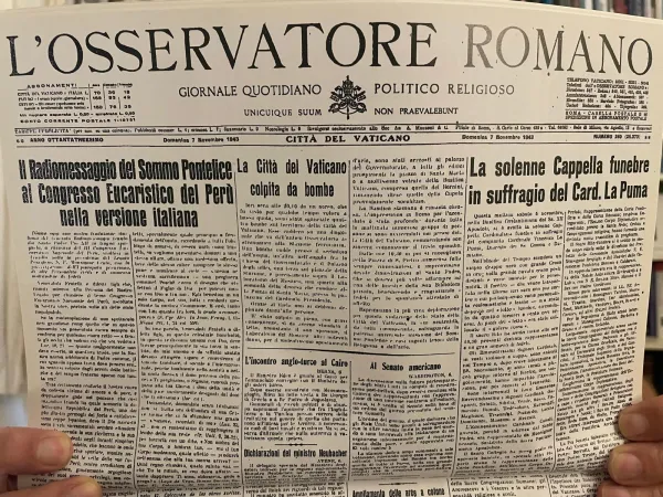 Il titolo su L' Osservatore Romano |  | LEV/ Augusto Ferrara editore