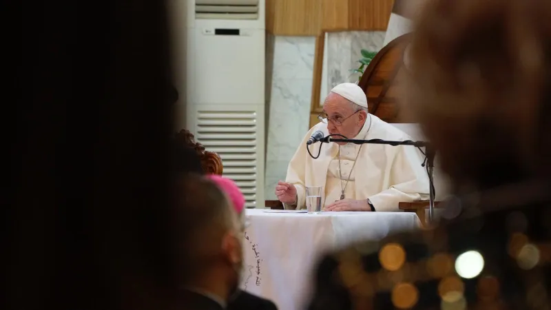 Papa Francesco nella cattedrale siro cattolica di Bagdad |  | Colm Flynn/ EWTN