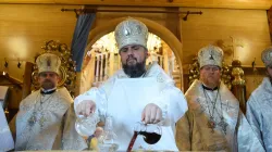 Il metropolita Epifaniy, primo primate della Chiesa Ortodossa Ucraina, durante una Divina Liturgia / Twitter @Epifanyi