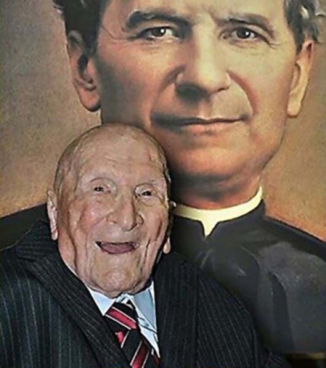 Don Giuseppe Berno con i suoi 107 anni è il salesiano più anziano del mondo / InfoAns