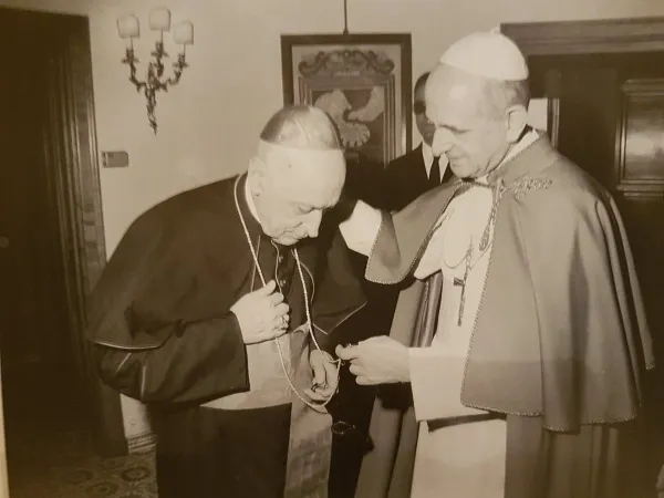 San Paolo VI e il venerabile Cardinale Mindszenty | San Paolo VI riceve il cardinale Joszef Mindszenty  | Twitter @EduardHabsburg