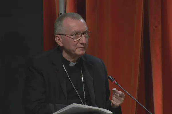 Il cardinale Parolin al Bled Strategic Forum lo scorso 1 settembre / Twitter @BledStratForum