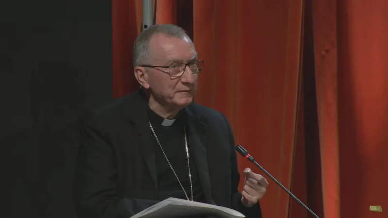 Cardinale Pietro Parolin | Il cardinale Parolin al Bled Strategic Forum lo scorso 1 settembre | Twitter @BledStratForum