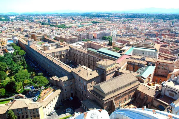 Una veduta aerea dello Stato di Città del Vaticano / Vaticanstate.va