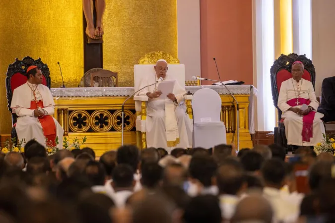 Papa Francesco nella cattedrale di Dili |  | Daniel Ibanez/ EWTN