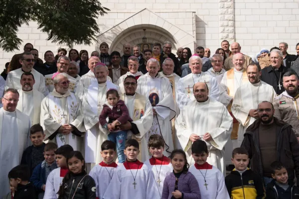 I vescovi del Coordinamento Terrasanta durante il loro pellegrinaggio 2020 / Twitter