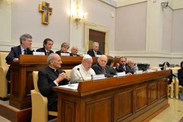 Pontificia Accademia delle Scienze | Papa Francesco durante un recente convegno alla Pontificia Accademia delle Scienze | Twitter @casinapioiv