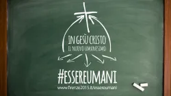 Il logo del progetto #essereumani / Firenze2015