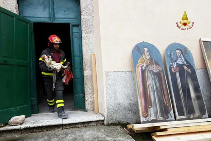 Messa in sicurezza delle opere di Norcia durante il terremoto |  | artemagazine