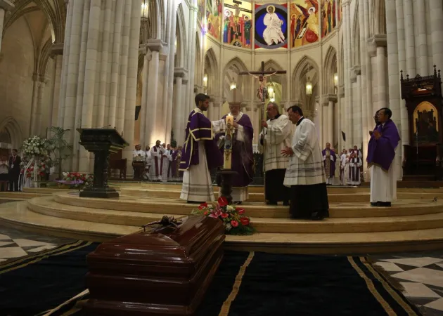 Alcune immagini del funerale a Madrid di Carmen Hernández |  | Daniel Ibanez/ CNA