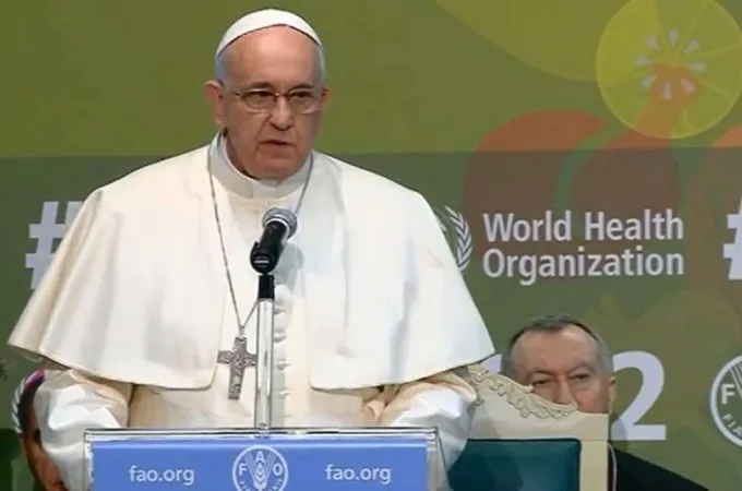 Papa Francesco, FAO | Papa Francesco durante una delle sue visite alla FAO | Vatican Media 