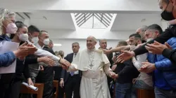 Papa Francesco nel 2022 nel carcere di Civitavecchia / Vatican Media / ACI Group